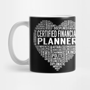 Certified Financial Planner Heart Mug